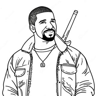 Pagina Para Colorir Do Drake 6594-5364