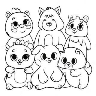 Pagina Para Colorir Dos Personagens Macios Dos Pajanimals 66051-54571