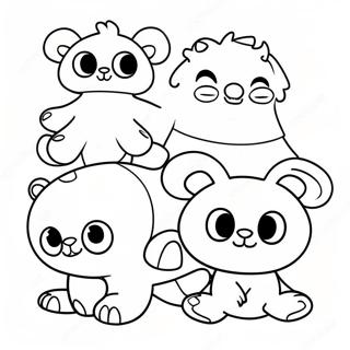 Pagina Para Colorir Dos Personagens Macios Dos Pajanimals 66051-54572