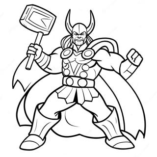 Pagina Para Colorir De Thor Em Batalha Epica 66061-54554