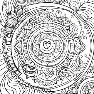 Pagina Para Colorir Mandala Trippy Chakra 66070-54564