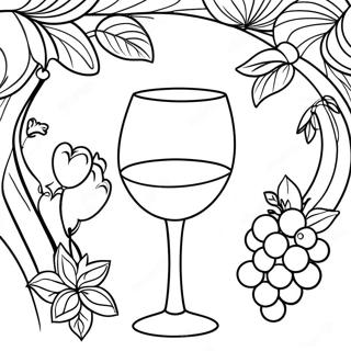 Pagina Para Colorir De Taca De Vinho 66160-54642