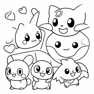 Pagina Para Colorir De Personagens Pokemon Fofos Em Matematica 66181-54662