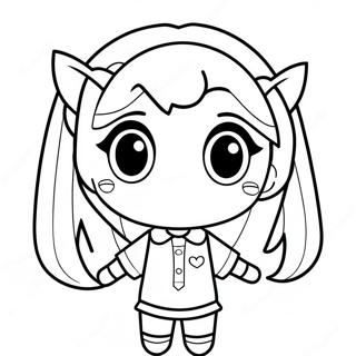 Pagina Para Colorir Estilo Chibi Do Yandere Simulator 66341-54789