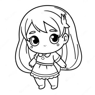 Pagina Para Colorir Estilo Chibi Do Yandere Simulator 66341-54791