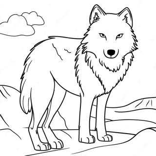 Pagina Para Colorir Do Lobo Artico 66400-54827