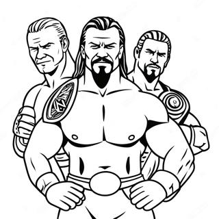 Pagina Para Colorir Dos Superstars Da Wwe Em Acao 66411-54850