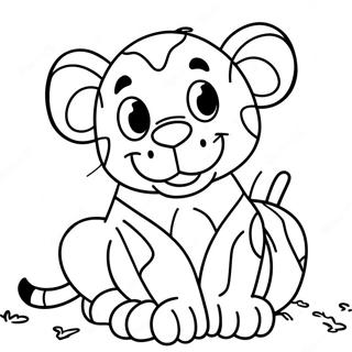 Pagina Para Colorir Do Tigger 6644-5403