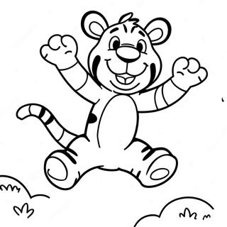 Pagina Para Colorir Do Tigger Feliz Pulando 6645-5407