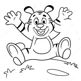 Pagina Para Colorir Do Tigger Feliz Pulando 6645-5408