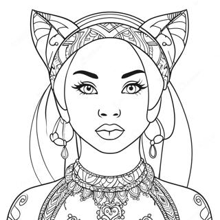 Pagina Para Colorir Da Doja Cat 66550-54958