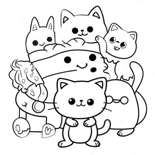 Pagina Para Colorir Do Chococat Com Amigos 6665-5422