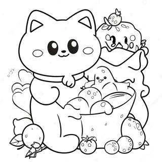 Pagina Para Colorir Do Chococat Com Amigos 6665-5424