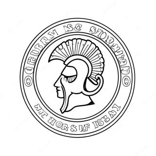 Pagina Para Colorir Do Logo Dos Usc Trojans 66660-55047