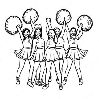 Pagina Para Colorir De Cheerleaders Do Usc Em Acao 66661-55044