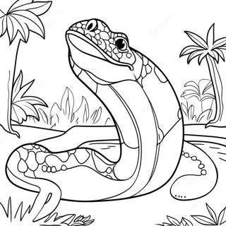 Pagina Para Colorir Titanoboa Na Selva 66671-55051