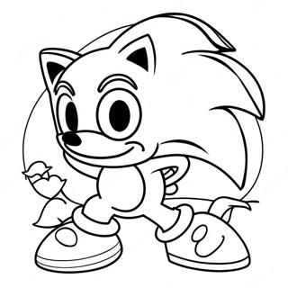 Sonic Dia Dos Namorados Páginas Para Colorir