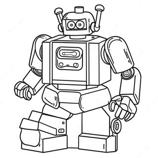 Pagina Para Colorir Do Robo Lego Em Transformacao 66781-55139