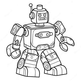 Pagina Para Colorir Do Robo Lego Em Transformacao 66781-55140