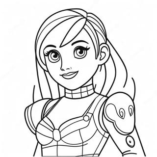 Pagina Para Colorir Da Sporty Spice Da Lazy Town 66791-55147