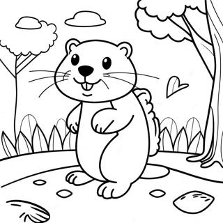 Pagina Para Colorir Do Dia Da Marmota 66810-55171