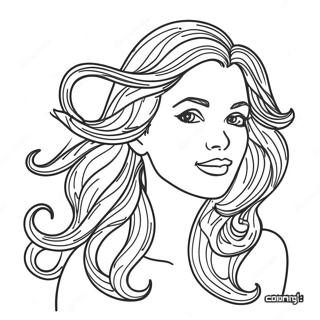 Pagina Para Colorir De Cabelo 6684-5436