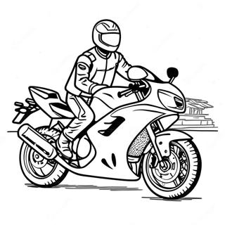 Pagina Para Colorir Da Motocicleta Kawasaki 66850-55199