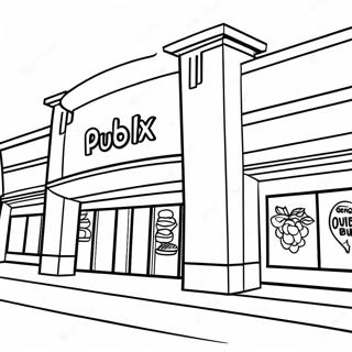 Pagina Para Colorir Da Loja De Alimentos Publix 66871-55213