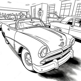 Pagina Para Colorir De Carros Classicos Vintage 66881-55221