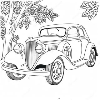 Pagina Para Colorir De Carros Classicos Vintage 66881-55223