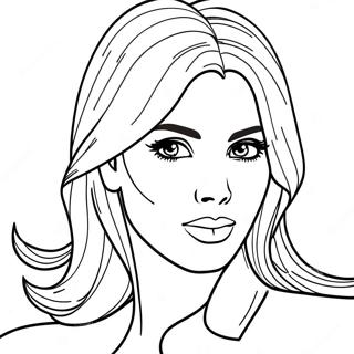 Pagina Para Colorir Da Kim Kardashian 66900-55235