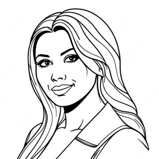 Pagina Para Colorir Da Kim Kardashian 66900-55236