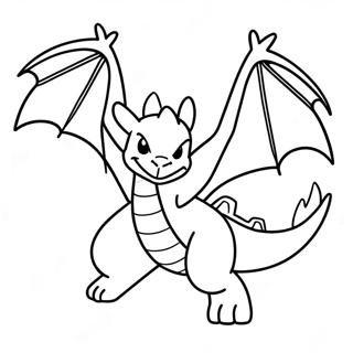 Pagina Para Colorir Do Charizard Gigantamax Em Voo 6695-5446