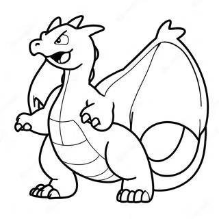 Pagina Para Colorir Do Charizard Gigantamax Em Voo 6695-5448