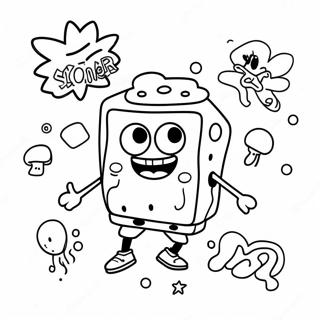 Pagina Para Colorir Do Spongebob Stoner 66981-55286