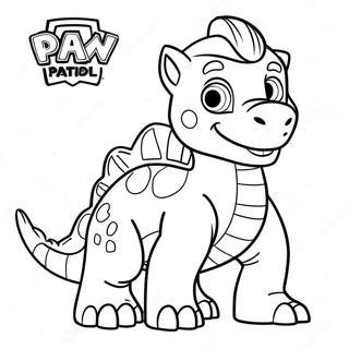 Rex O Dinossauro Da Patrulha Canina Pagina Para Colorir 67052-55336