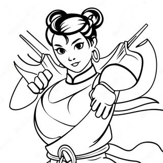 Pagina Para Colorir Da Chun Li 67101-55383