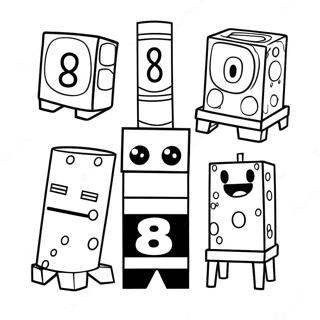 Pagina Para Colorir Numberblocks 8 67162-55420