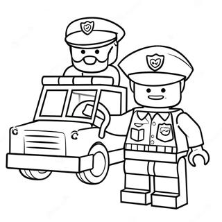 Pagina Para Colorir Policia Lego 67172-55427