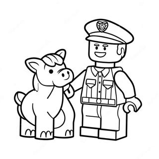 Pagina Para Colorir Policial Lego Em Acao 67173-55435