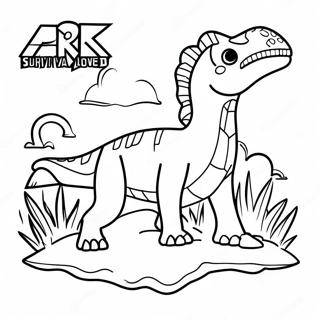 Pagina Para Colorir Logo De Ark Survival Evolved 67262-55482