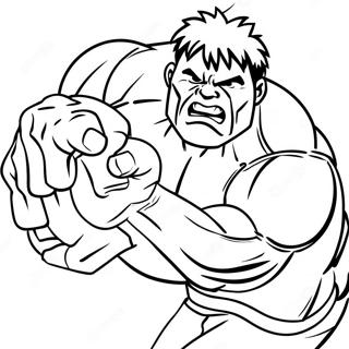 Pagina Para Colorir Hulk Em Acao 67283-55518