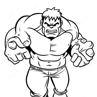 Pagina Para Colorir Hulk Em Acao 67283-55519