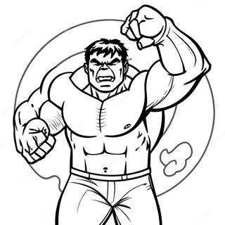 Pagina Para Colorir Hulk Em Acao 67283-55520