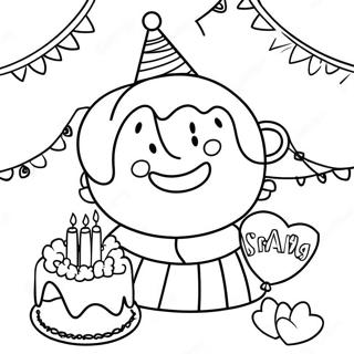 Pagina Para Colorir Feliz Aniversario Nana 67292-55536