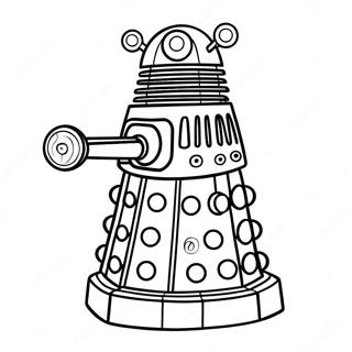 Pagina Para Colorir Do Dalek Em Acao 6735-5477