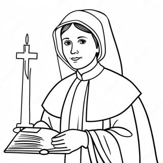 Pagina Para Colorir De Santa Elizabeth Ann Seton 67362-55578