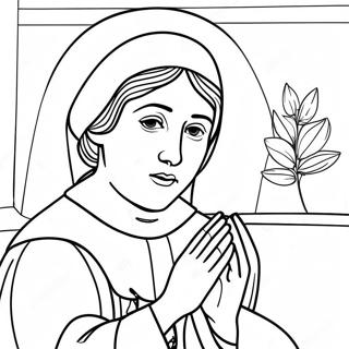 Pagina Para Colorir De Santa Elizabeth Ann Seton Em Oracao 67363-55582