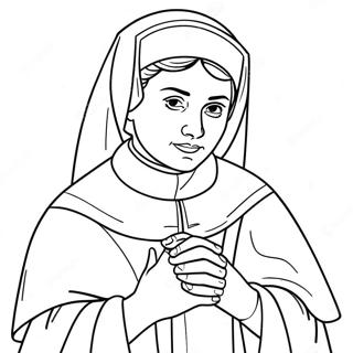 Pagina Para Colorir De Santa Elizabeth Ann Seton Em Oracao 67363-55584