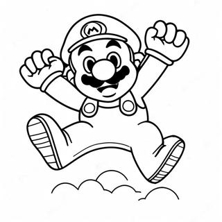 Pagina Para Colorir Do Mario Pulando 67382-55592